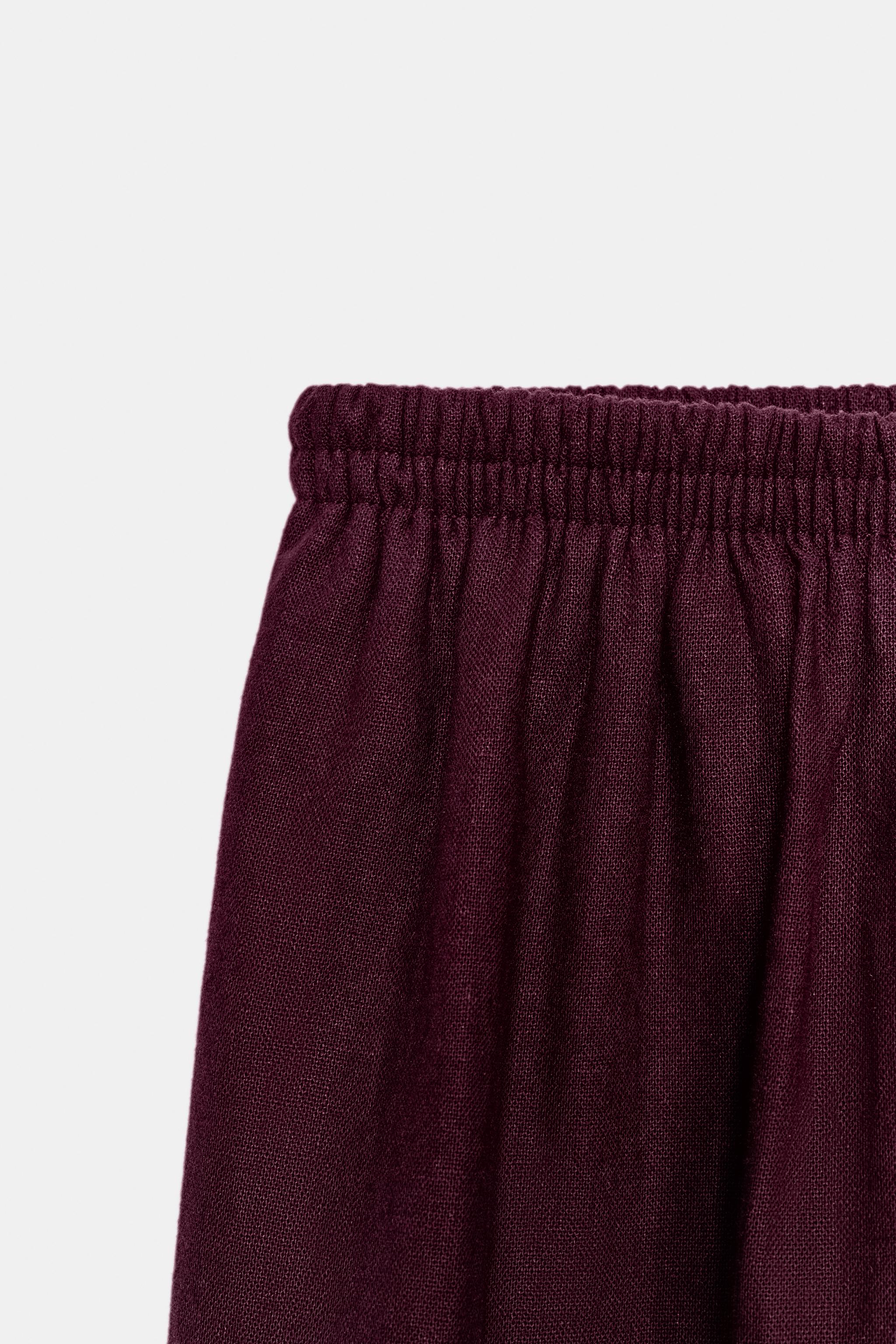 LINEN BALLOON PANTS